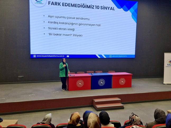 “Aile” semineri gerçekleştirildi…