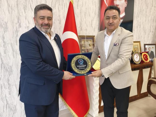 Kocasinan İlçe Milli Eğitim Müdürümüz Sayın Sıddık Kaya Hocamızı makamında ziyaret