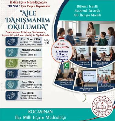 “Aile Danışmanım Okulumda” 