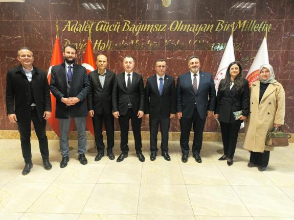 Kayseri Cumhuriyet Başsavcımız Sayın Habib Korkmaz’ı makamında ziyaret 