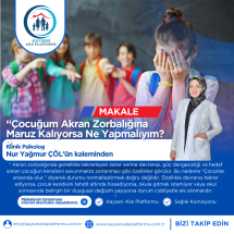 Çocuğum Akran Zorbalığına Maruz Kalıyorsa Ne Yapmalıyım?
